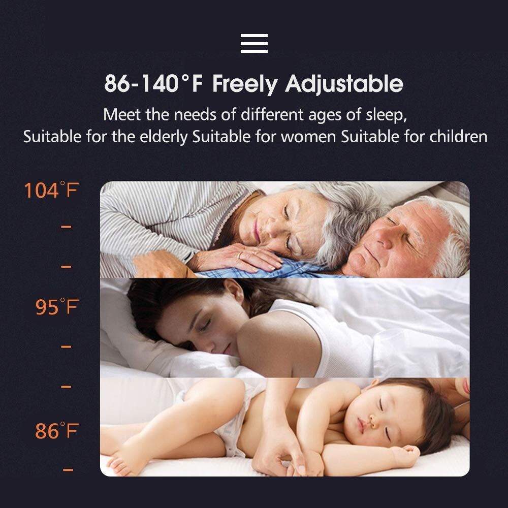 water heated mattress pad