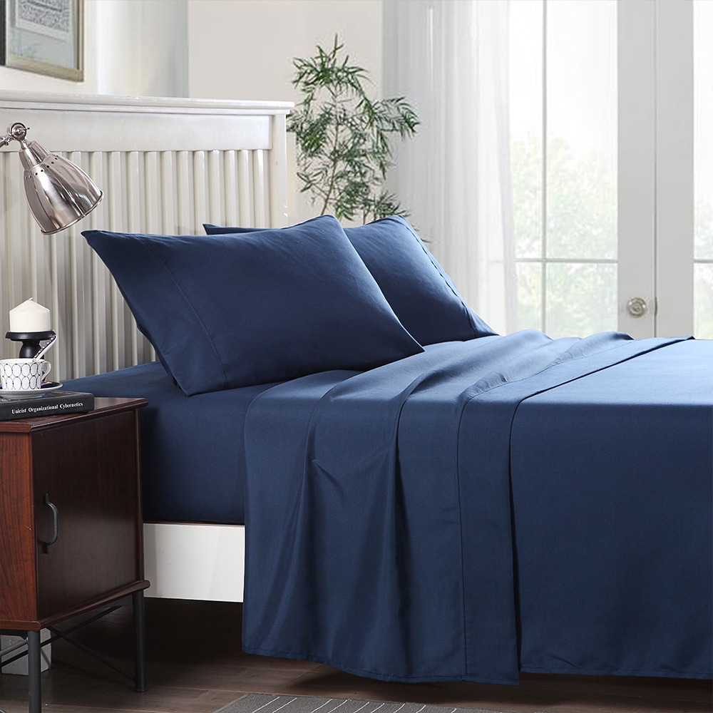 soild 4pc bed sheet set