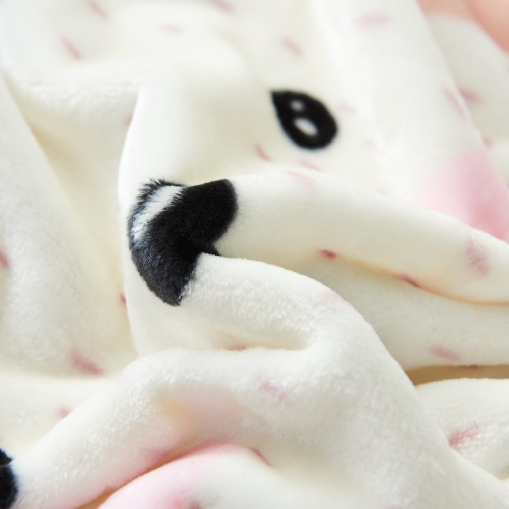 JML Super Soft Silky Baby Blanket 41" x 54" White Bear