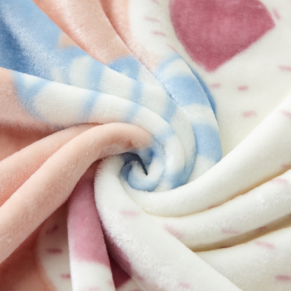 JML Super Soft Silky Baby Blanket 41" x 54" White Bear